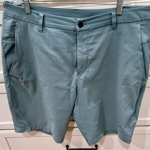 Lululemon Men's Lightweight Green  Performance Shorts
